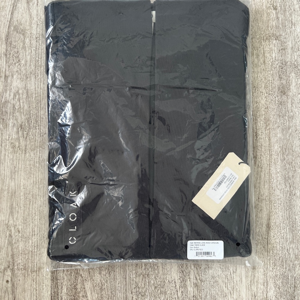Cloak Brand "Marked Long Hood Cardigan"